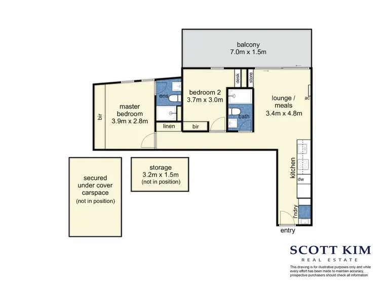 Floorplan of Homely apartment listing, 603/8 Montrose Street, Hawthorn East VIC 3123