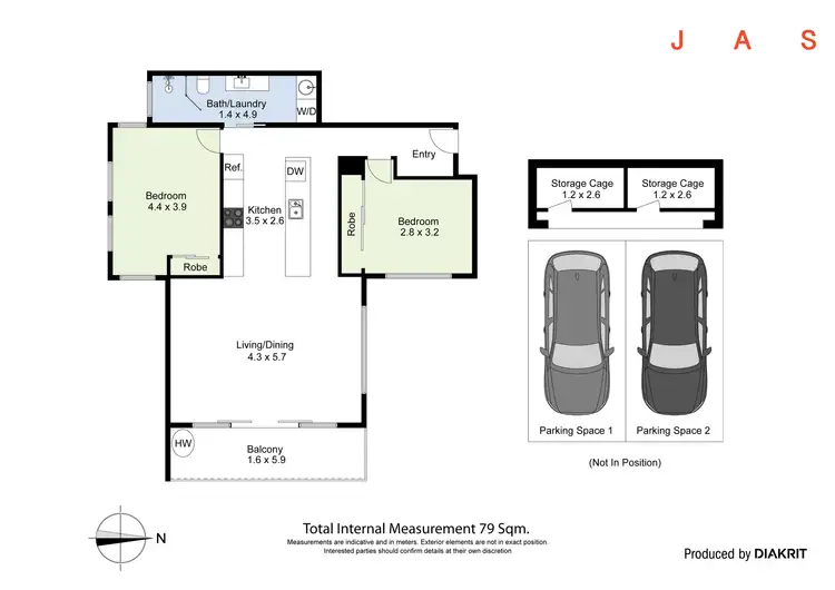 Floorplan of Homely apartment listing, 12/88 Stephen Street, Yarraville VIC 3013