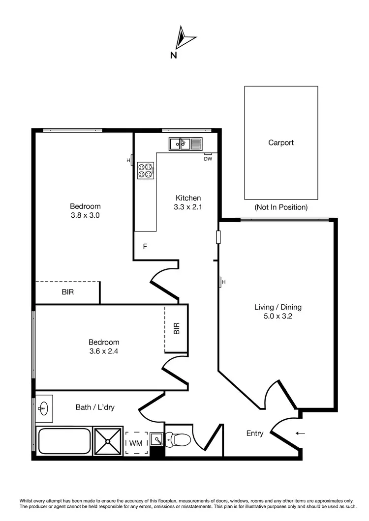 Floorplan of Homely apartment listing, 10/31 Burnett Street, St Kilda VIC 3182