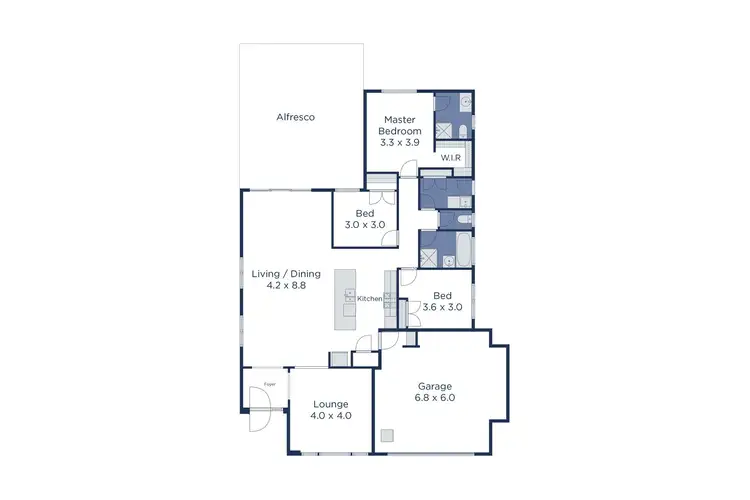 Floorplan of Homely house listing, 27 Waterside Drive, Cranbourne East VIC 3977