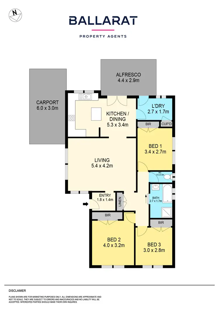 Floorplan of Homely house listing, 9 Langham Road, Wendouree VIC 3355