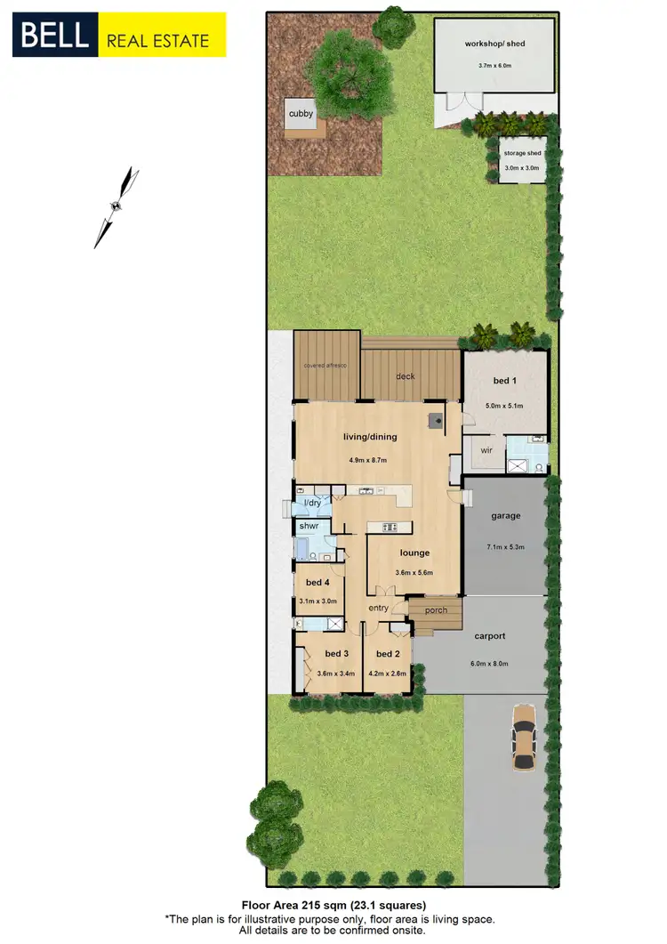Floorplan of Homely house listing, 23 Aileen Avenue, Montrose VIC 3765