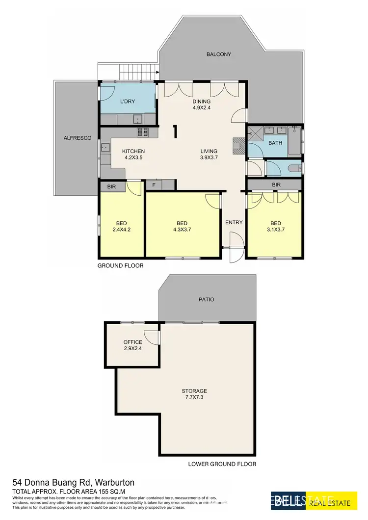 Floorplan of Homely house listing, 54 Donna Buang Road, Warburton VIC 3799