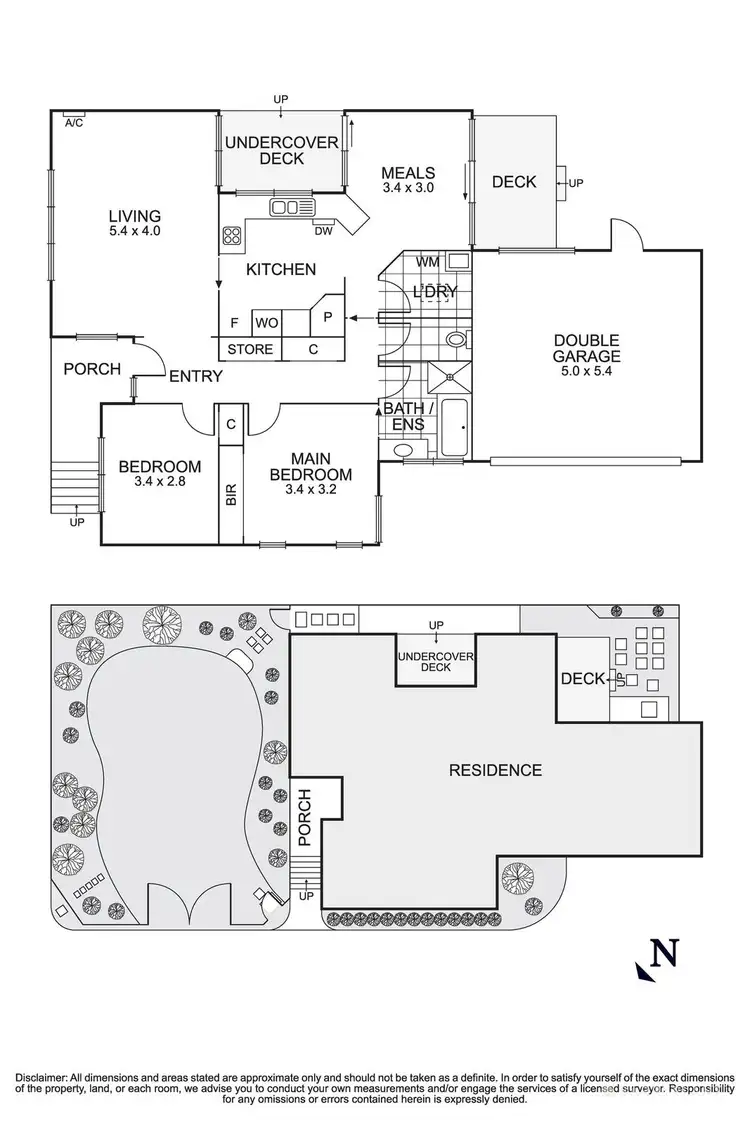 Floorplan of Homely unit listing, 1/27 Georges Road, Ringwood VIC 3134
