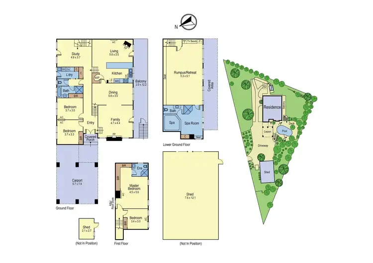 Floorplan of Homely house listing, 156 Allendale Road, Eltham VIC 3095