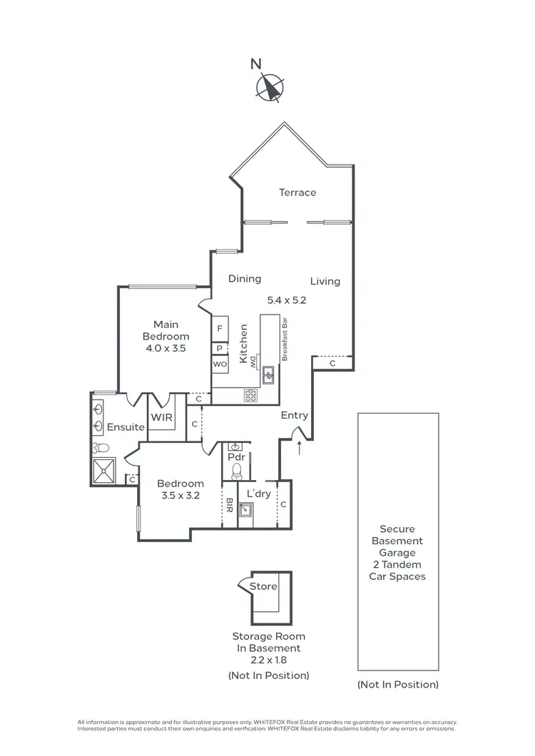 Floorplan of Homely apartment listing, 12/17 Tanti Avenue, Mornington VIC 3931