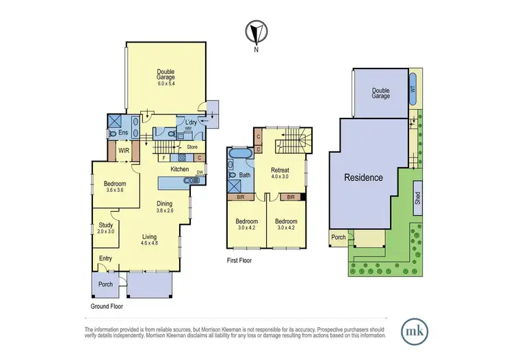 Floorplan of Homely townhouse listing, 4/574 Lower Plenty Road, Viewbank VIC 3084