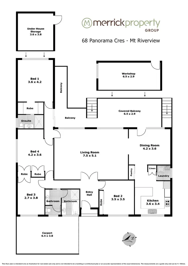 Floorplan of Homely house listing, 68 Panorama Crescent, Mount Riverview NSW 2774