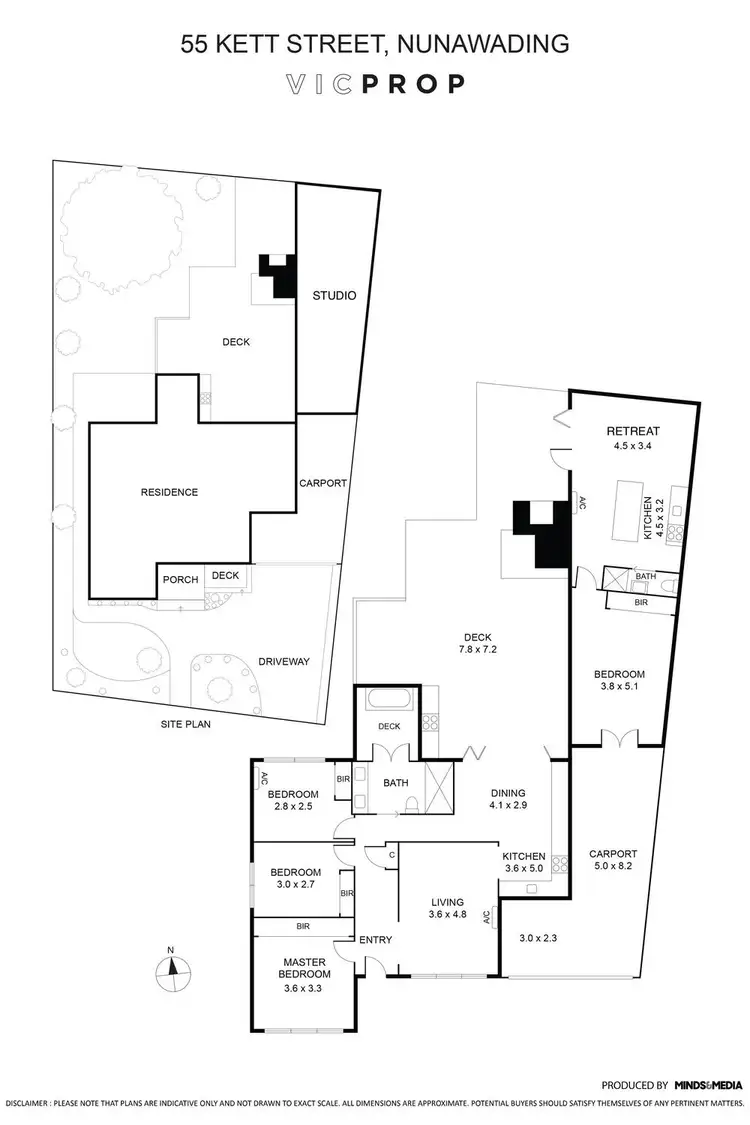 Floorplan of Homely house listing, 55 Kett Street, Nunawading VIC 3131