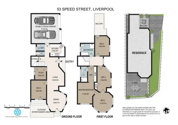 Floorplan of Homely house listing, 53 Speed Street, Liverpool NSW 2170