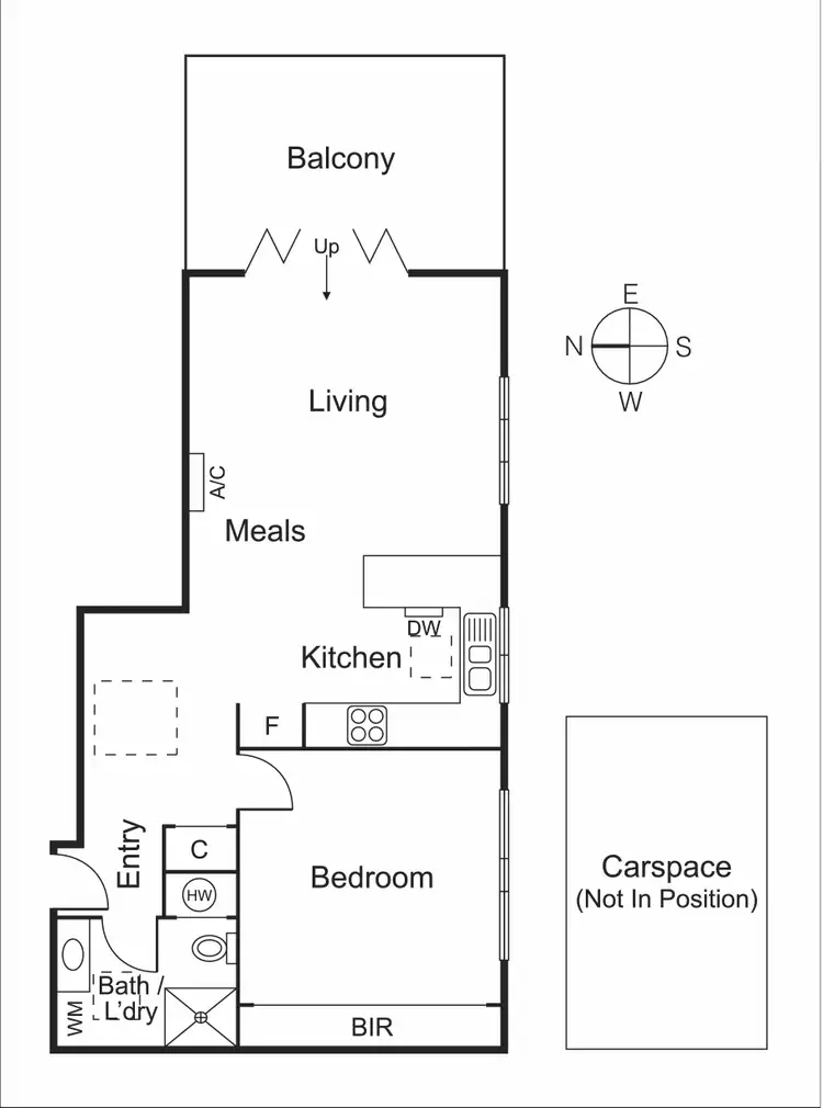 Floorplan of Homely apartment listing, 305/100 Hawthorn Road, Caulfield North VIC 3161