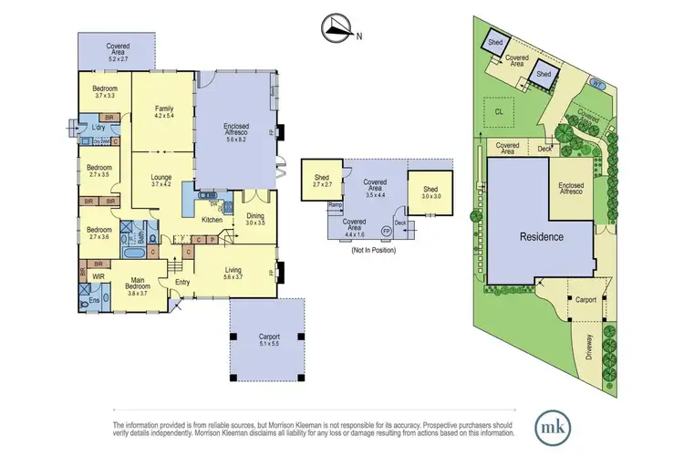 Floorplan of Homely house listing, 11 Jeanette Close, St Helena VIC 3088