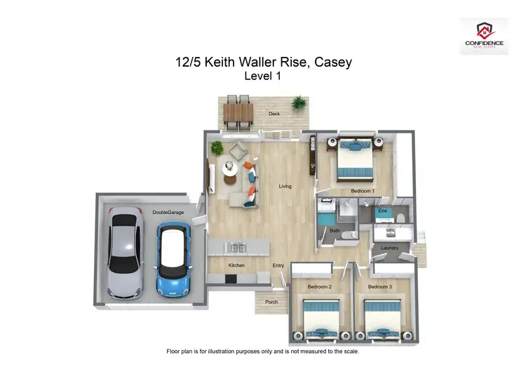 Floorplan of Homely townhouse listing, 12/5 Keith Waller Rise, Casey ACT 2913