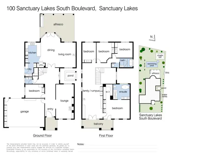 Floorplan of Homely house listing, 100 Sanctuary Lakes South Boulevard, Sanctuary Lakes VIC 3030