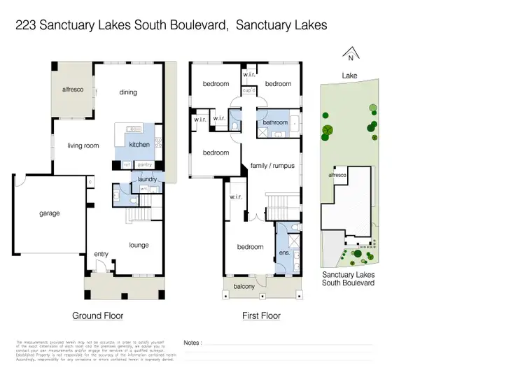 Floorplan of Homely house listing, 223 Sanctuary Lakes South Boulevard, Point Cook VIC 3030