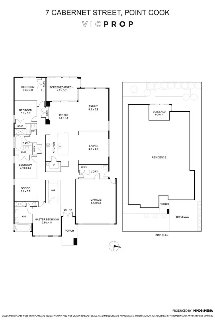Floorplan of Homely house listing, 7 Cabernet Street, Point Cook VIC 3030