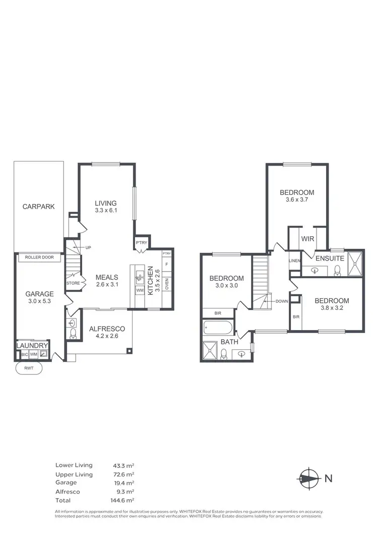 Floorplan of Homely house listing, 3/12 Whitelodge Road, Paradise SA 5075