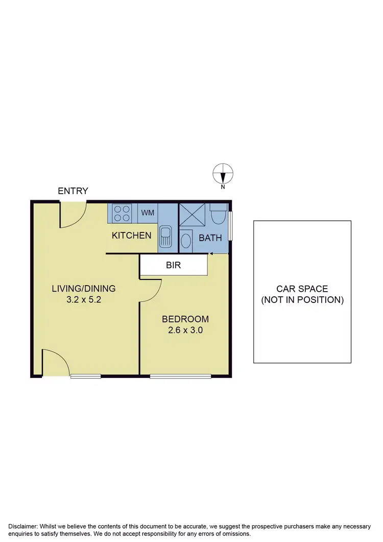 Floorplan of Homely apartment listing, 2/373 Neerim Road, Carnegie VIC 3163