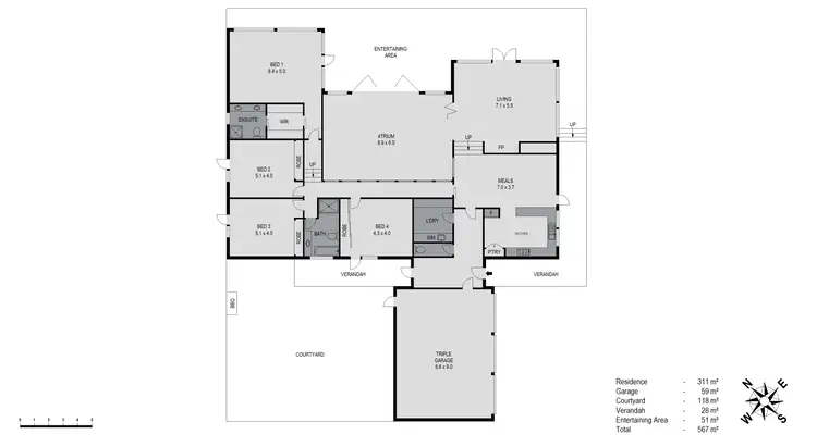 Floorplan of Homely house listing, 578 Morgans Road, Barfold VIC 3444