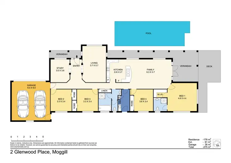 Floorplan of Homely house listing, 2 Glenwood Place, Moggill QLD 4070