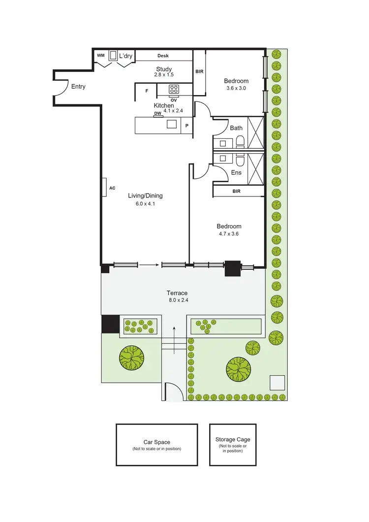 Floorplan of Homely apartment listing, 1/1298 Glen Huntly Road, Carnegie VIC 3163