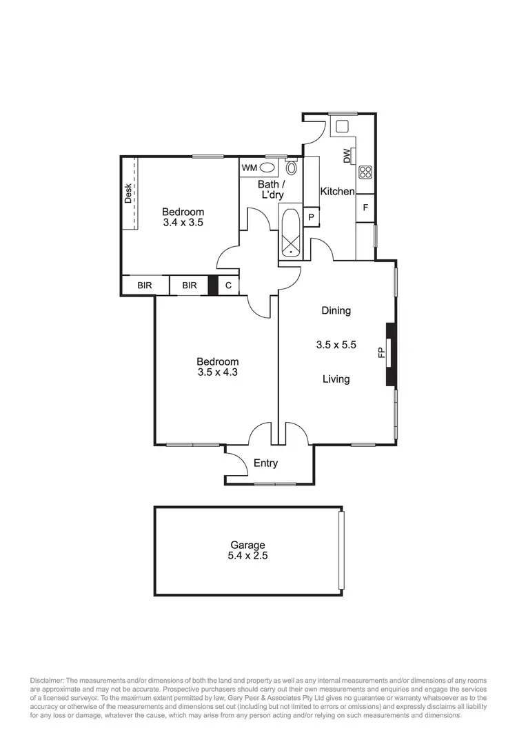 Floorplan of Homely apartment listing, 1/136 Alma Road, St Kilda East VIC 3183