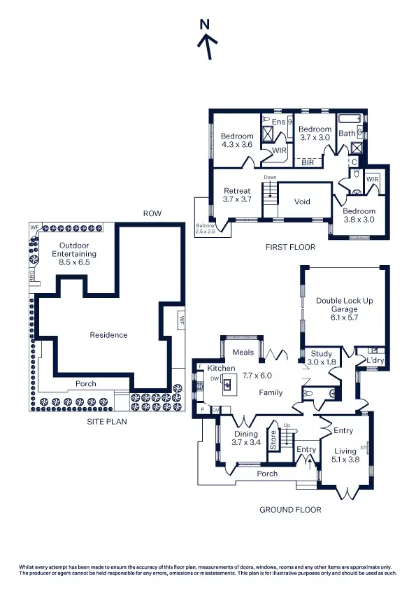 Floorplan of Homely house listing, 52 Crofton Drive, Williamstown VIC 3016