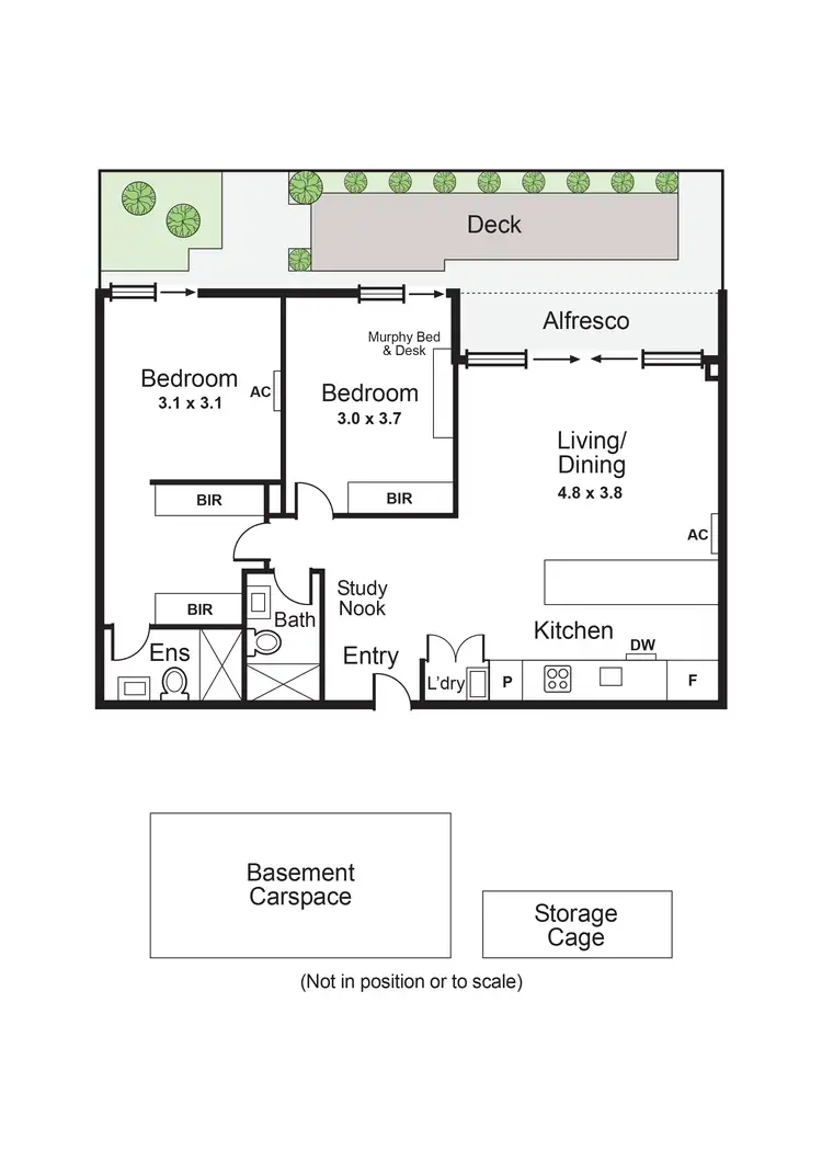 Floorplan of Homely apartment listing, 3/382 Dandenong Road, Caulfield North VIC 3161