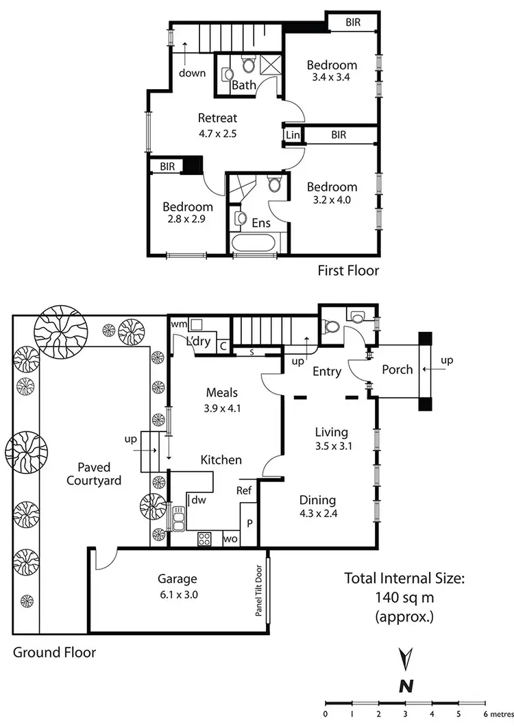 Floorplan of Homely townhouse listing, 391A Glen Eira Road, Caulfield North VIC 3161