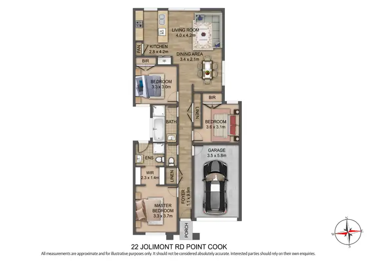 Floorplan of Homely house listing, 22 Jolimont Road, Point Cook VIC 3030