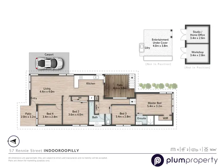 Floorplan of Homely house listing, 57 Rennie Street, Indooroopilly QLD 4068