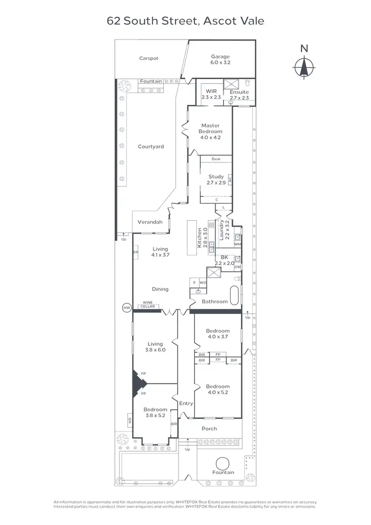 Floorplan of Homely house listing, 62 South Street, Ascot Vale VIC 3032