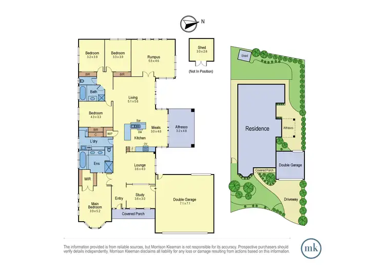 Floorplan of Homely house listing, 9 Knightsbridge Place, Diamond Creek VIC 3089
