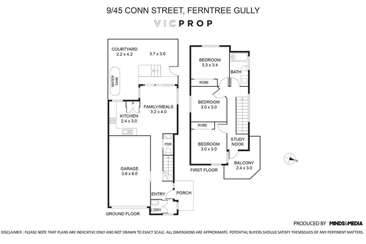 Floorplan of Homely house listing, 9/45 Conn Street, Ferntree Gully VIC 3156