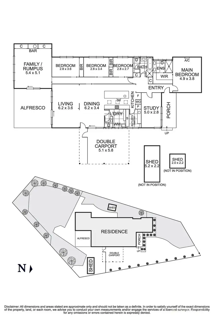 Floorplan of Homely house listing, 6 Elwers Street, Watsonia North VIC 3087