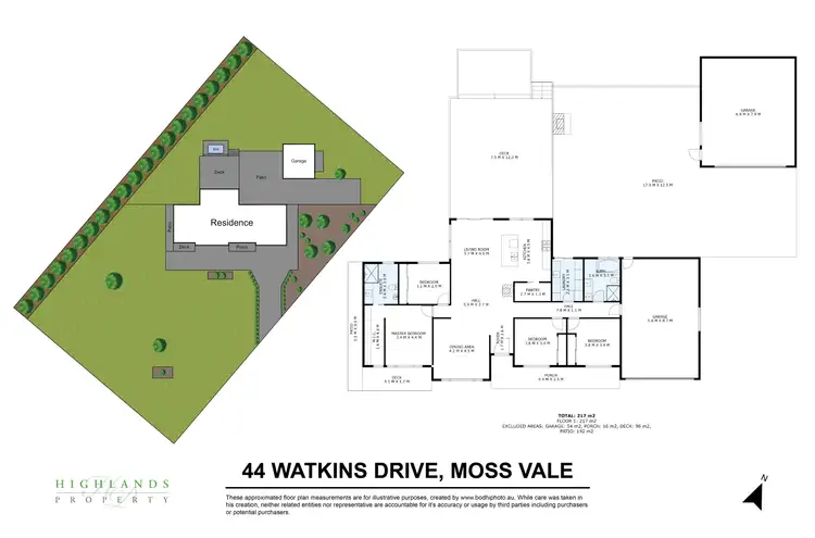 Floorplan of Homely house listing, 44 Watkins Drive, Moss Vale NSW 2577