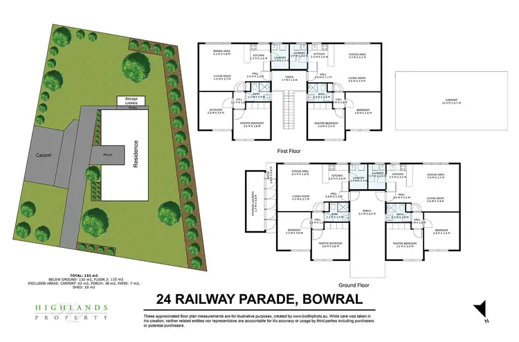 Floorplan of Homely flat listing, 24 Railway Parade, Bowral NSW 2576