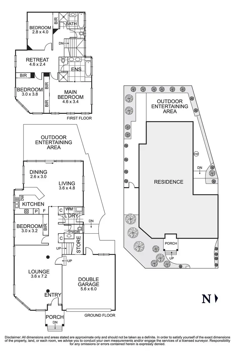 Floorplan of Homely house listing, 22 Saxon Street, Doncaster VIC 3108