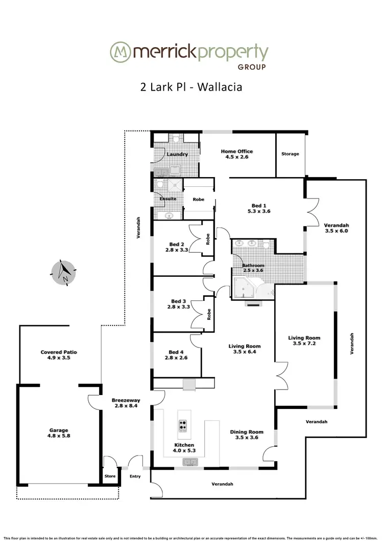 Floorplan of Homely house listing, 2 Lark Place, Wallacia NSW 2745