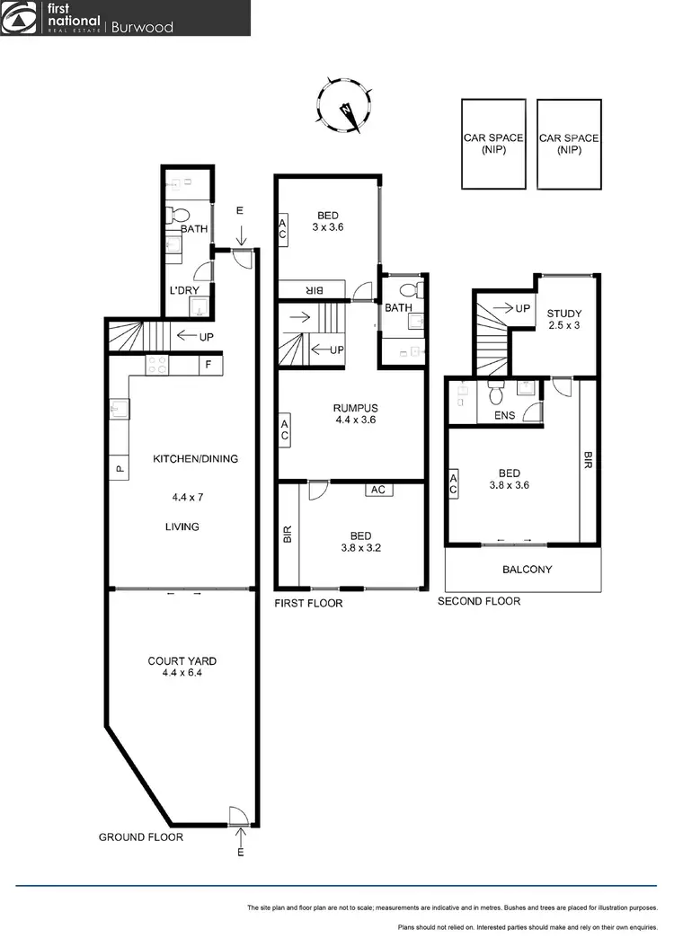 Floorplan of Homely townhouse listing, 9/666 North Road, Ormond VIC 3204
