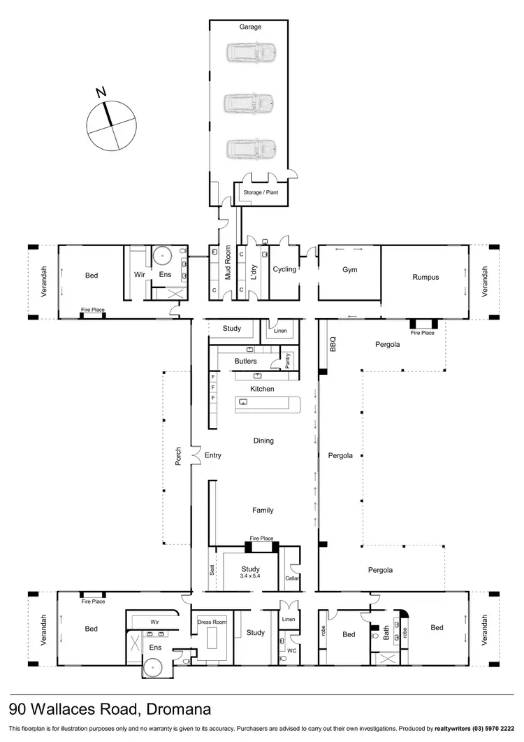 Floorplan of Homely rural property listing, 90 Wallaces Road, Dromana VIC 3936