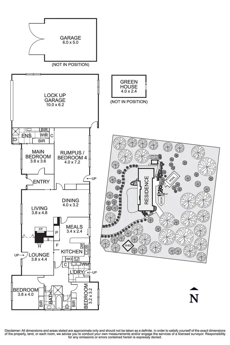 Floorplan of Homely house listing, 13 Orchard Grove, Warrandyte VIC 3113