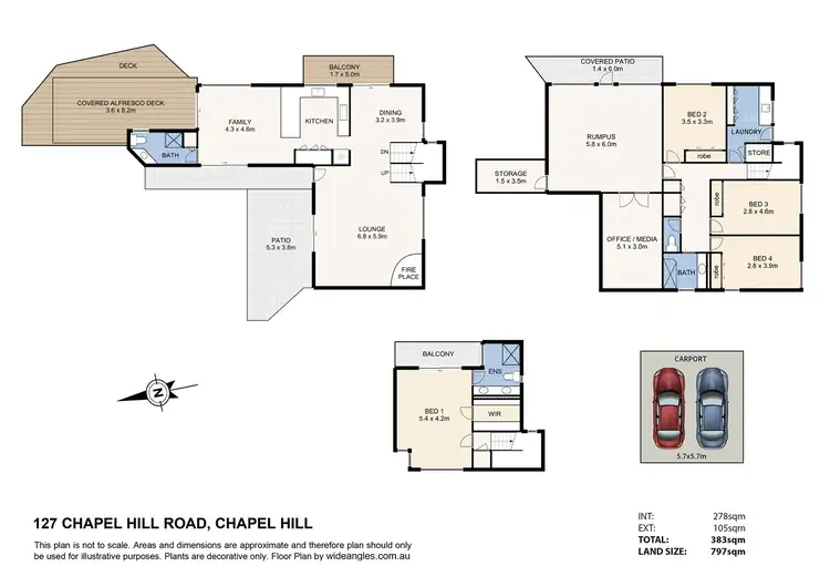 Floorplan of Homely house listing, 127 Chapel Hill Road, Chapel Hill QLD 4069