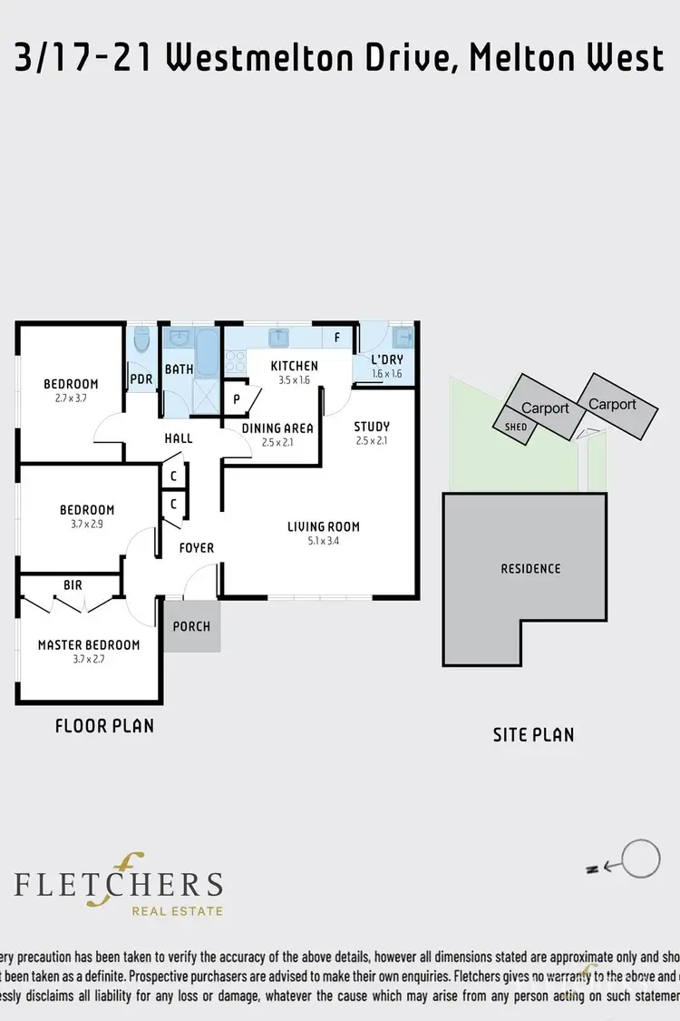 Floorplan of Homely unit listing, 3/17-21 Westmelton Drive, Melton West VIC 3337