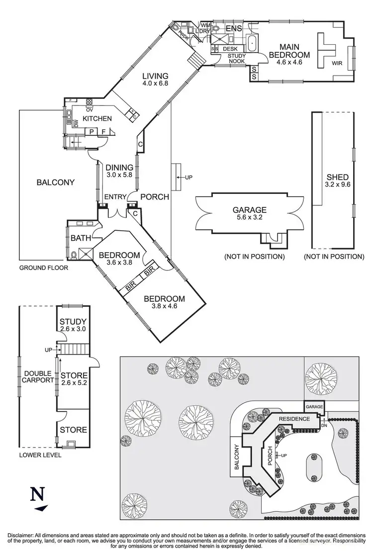 Floorplan of Homely house listing, 3 Orchard Grove, Warrandyte VIC 3113
