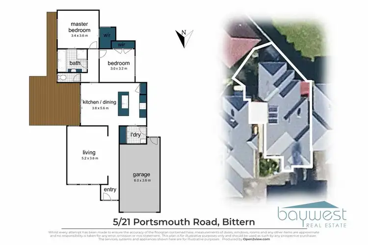 Floorplan of Homely unit listing, 5/21 Portsmouth Road, Bittern VIC 3918
