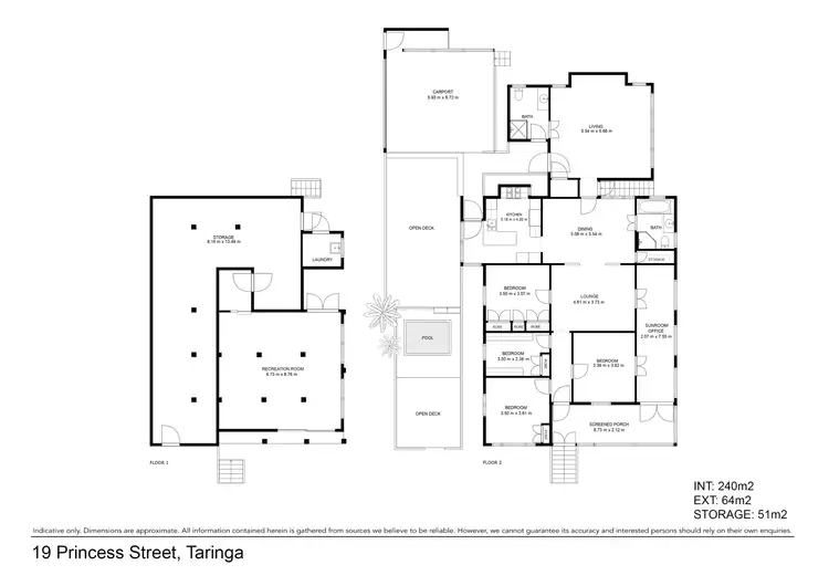 Floorplan of Homely house listing, 19 Princess Street, Taringa QLD 4068