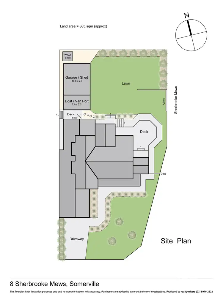 Floorplan of Homely house listing, 8 Sherbrooke Mews, Somerville VIC 3912