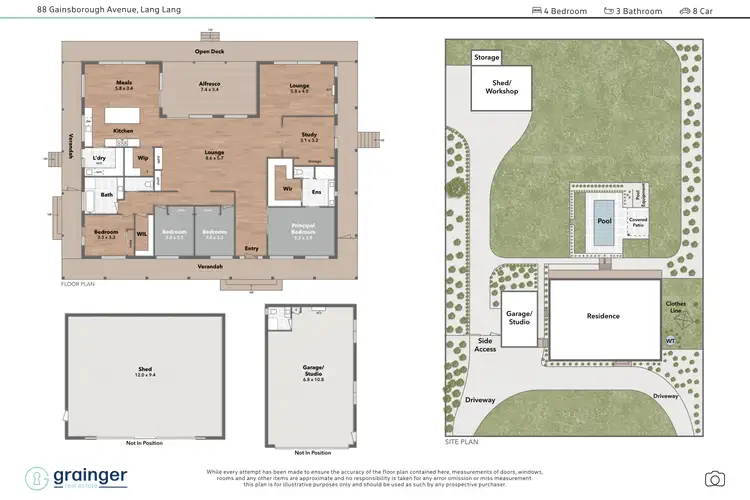 Floorplan of Homely rural property listing, 88 Gainsborough Avenue, Lang Lang VIC 3984