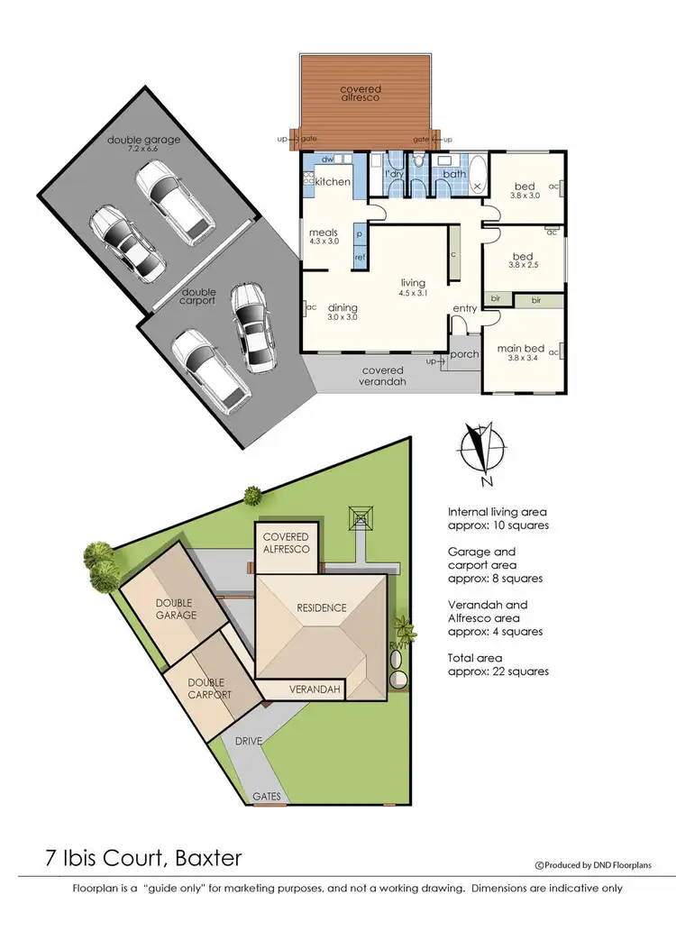 Floorplan of Homely house listing, 7 Ibis Court, Baxter VIC 3911
